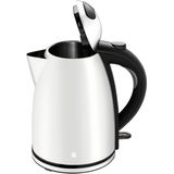 WMF Wasserkocher "Stelio Paper Grey", 1,7 l, 2400 W, Cromargan, beleuchtete Wasserstandsanzeige, 2400 Watt