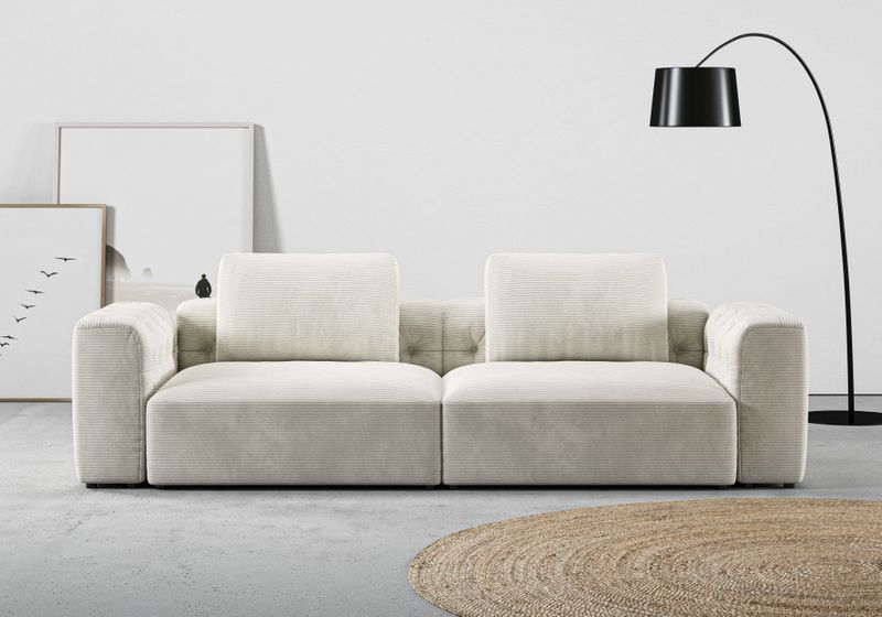 RAUM.ID 2,5-Sitzer "Cushid", Modulsofa, bestehend aus 2 Teilen, Breite 268 cm