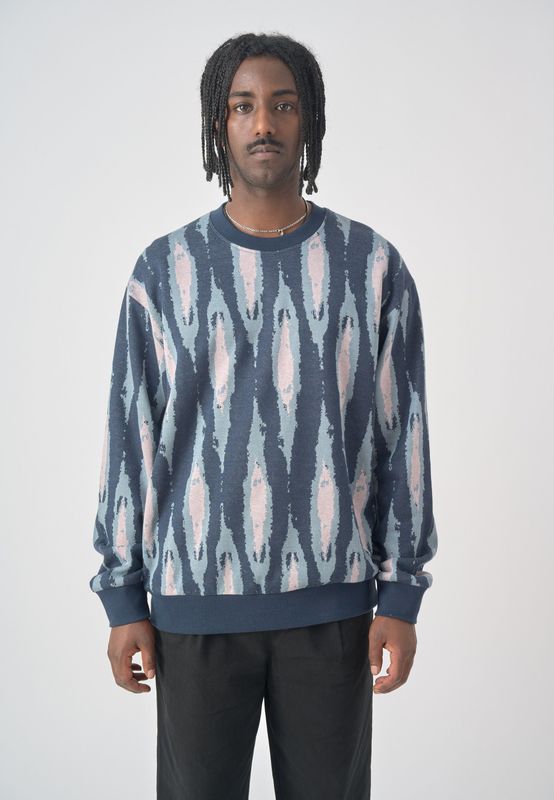 Cleptomanicx Strickpullover "Boxy Crewneck Scratch Crew", mit lockerem Schnitt