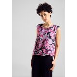 STREET ONE Tanktop, mit abgerundetem V-Ausschnitz