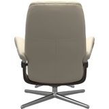Stressless Relaxsessel "Consul", (Set, Relaxsessel mit Hocker), mit Hocker, mit Cross Base, Größe S, M & L, Holzakzent Wenge