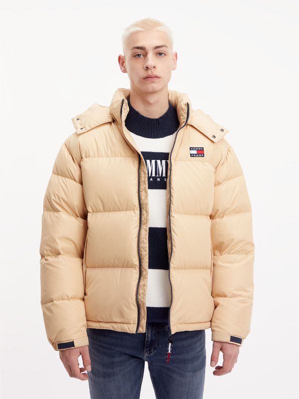 Tommy Jeans Steppjacke "TJM ALASKA PUFFER", mit Kapuze, mit Markenlabel