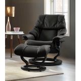 Stressless Relaxsessel-Set "Reno", mit Hocker, mit Classic Base, Größe S, M & L, Gestell Schwarz