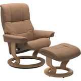 Stressless Relaxsessel-Set "Mayfair", mit Hocker, mit Classic Base, in 3 Größen, Gestell Eiche