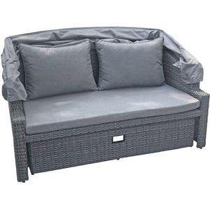 Garden Pleasure Loungesofa "MONTE CARLO", mit ausklappbarem Sonnendach