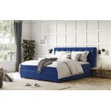COTTA Boxspringbett "Castle", mit Strasssteinen im Kopfteil, inkl. Topper