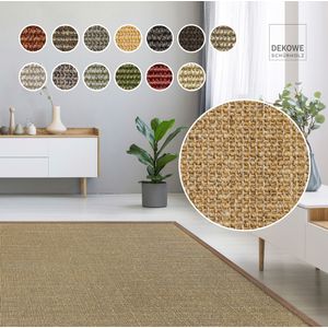 Dekowe Sisalteppich "Mara S2 mit Bordüre Spezial", rechteckig, 5 mm Höhe, 100% Sisal, auch als Läufer, Wohnzimmer