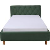 Guido Maria Kretschmer Home&Living Polsterbett "Sunley 100", Kreuzsteppung, Kopfteilhöhe 102 cm, ohne oder mit Matratze/Lattenrost