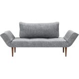 INNOVATION LIVING ™ Schlafsofa "Zeal Designsofa mit verstellbaren Armlehnen", im Scandinavian Design, Styletto Beine, inklusive Rückenkissen