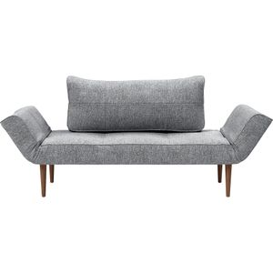 INNOVATION LIVING ™ Schlafsofa "Zeal Designsofa mit verstellbaren Armlehnen", im Scandinavian Design, Styletto Beine, inklusive Rückenkissen