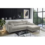 ED EXCITING DESIGN Ecksofa "Sydney L-Form", (2 St.), frei im Raum stellbar, mit Bettkasten, inkl. Kopfteilverstellung