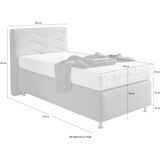Westfalia Schlafkomfort Boxspringbett "Sigma"