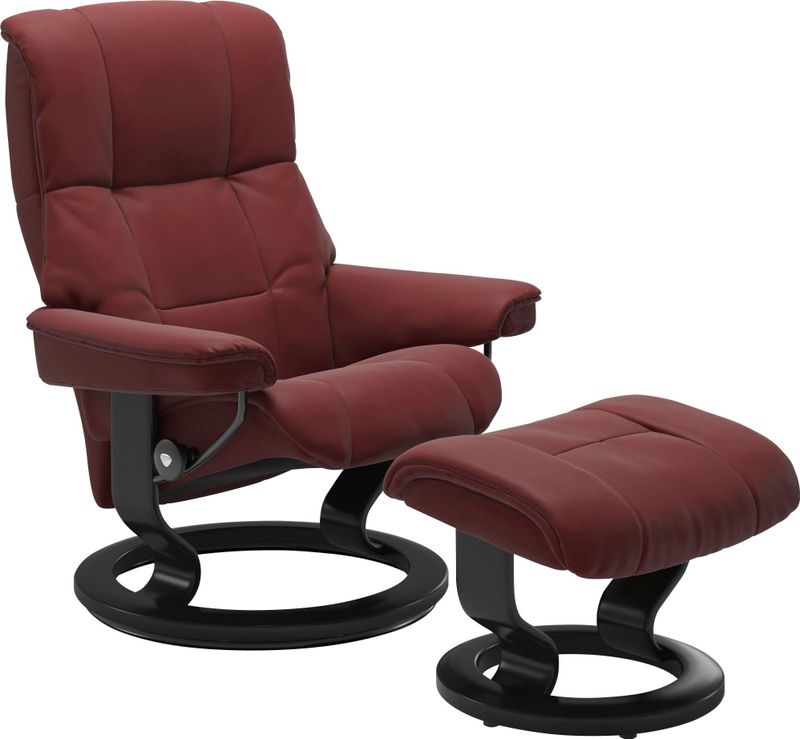 Stressless Relaxsessel "Mayfair", (Set, Relaxsessel mit Hocker), mit Hocker, mit Classic Base, Größe S, M & L, Gestell Schwarz