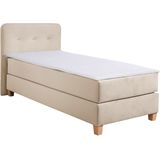 Home affaire Boxspringbett "Fargo", inkl. Topper, in 3 Matratzenarten, in Samt- oder Strukturstoff