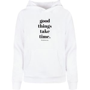 Merchcode Kapuzenpullover "Merchcode Damen Ladies Good Things Take Time Basic Hoody", (1 tlg.)