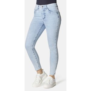 STOOKER WOMEN 5-Pocket-Jeans "Rio Fexxi Move Strass Skinny Fit", Skinny Fit Casual Clean Wash Denim Jeans Magic Shape Effekt für Damen