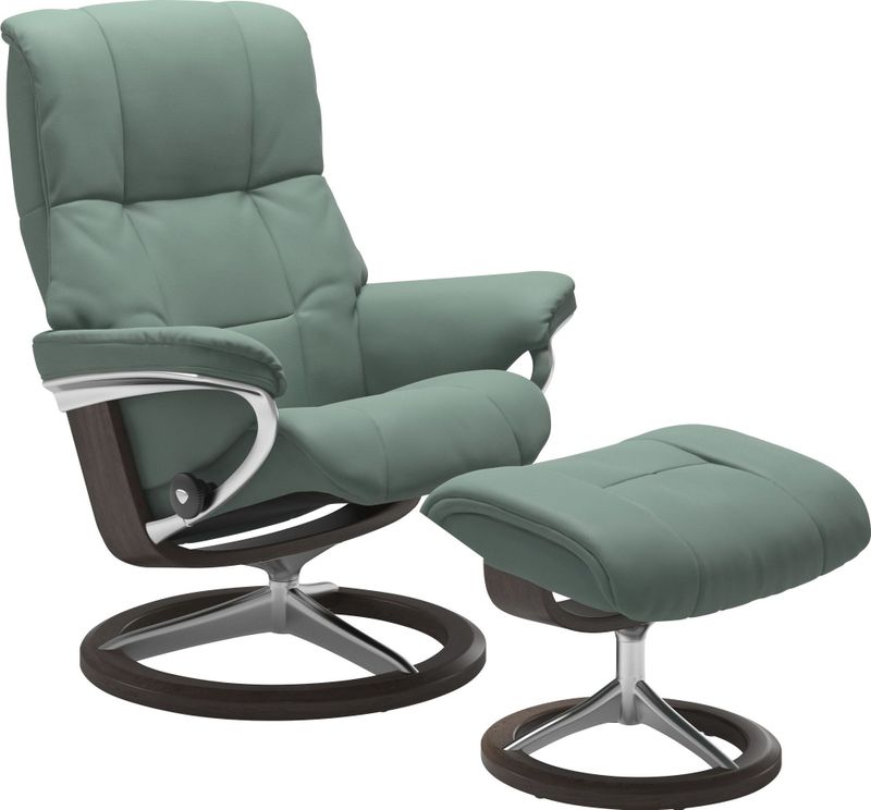 Stressless Relaxsessel "Mayfair", (Set, Relaxsessel mit Hocker), mit Hocker, mit Signature Base, Größe S, M & L, Gestell Wenge