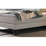 HASENA Boxspringbett Oakland, Boxspringbett, Industrial Look, Kopfteil aus Wildeiche, Used-Look