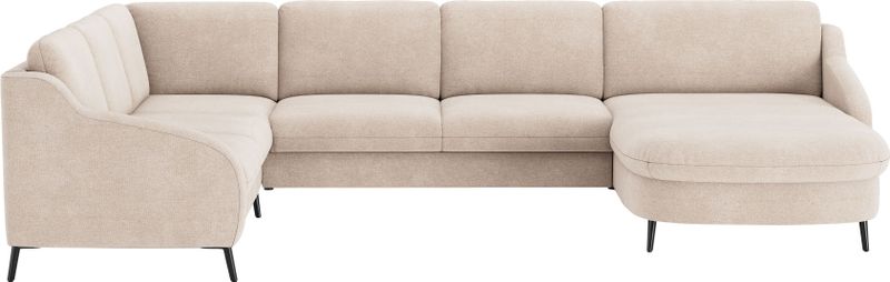 sit&more Wohnlandschaft "Soul U-Form", wahlweise mit Bettfunktion und Bettkasten oder Schubkasten