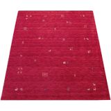 Paco Home Wollteppich "Gabbeh 312", rechteckig, 9 mm Höhe, Kurzflor, handgewebt, reine Wolle, Gabbeh-Stil, Wohnzimmer