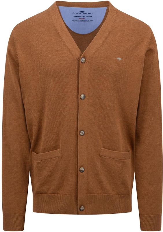 FYNCH-HATTON Cardigan, mit aufgesetzten Taschen