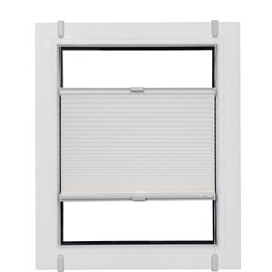 sunlines Wabenplissee "One Size Style Honeycomb TL", blickdicht, ohne Bohren, verspannt, Zubehörfarbe grau, zum Klemmen