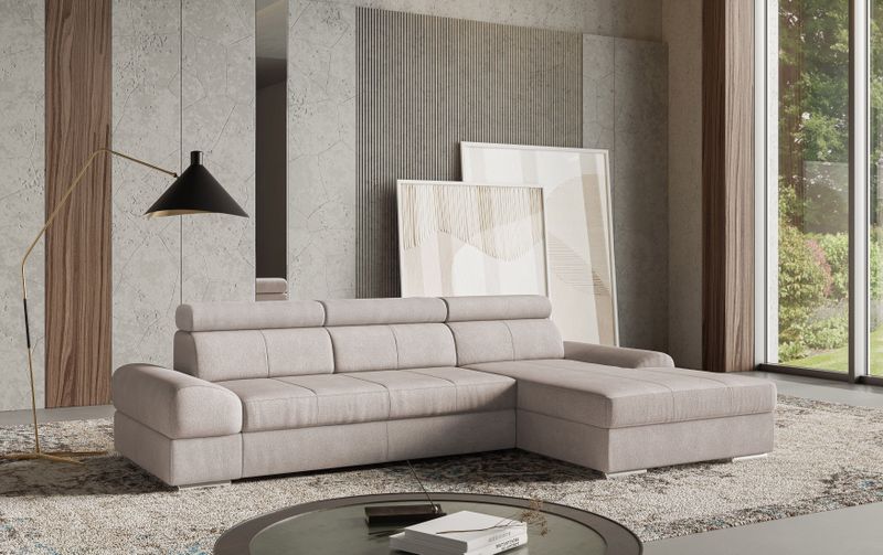 sit&more Ecksofa "Broadway L-Form", inklusive Kopfteilverstellung, wahlweise mit Bettfunktion