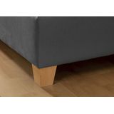 Home affaire Boxspringbett "Calloway", inkl. Topper, XXL-Ausführung, in 4 Farben, 5 Breiten, 3 Matratzenarten