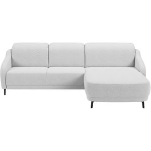 sit&more Ecksofa "Blues L-Form", wahlweise mit Klapptisch und USB