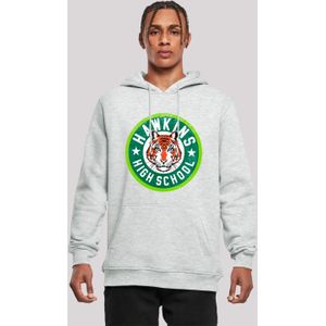 F4NT4STIC Kapuzenpullover "Stranger Things Hawkins Tiger Circle Netflix", Premium Qualität