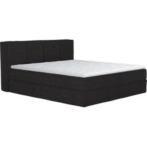 Home affaire Boxspringbett "Sacy", Boxbett inkl. Topper, 2 Matratzen, Härtegrade H2, H3 und H4 wählbar