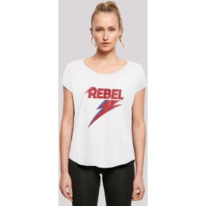 F4NT4STIC T-Shirt "David Bowie Distressed Rebel", Print