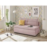ED EXCITING DESIGN Schlafsofa "Charlie", frei im Raum stellbar, mit Bettkasten, Schlaffunktion & 1 Rückenkissen