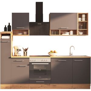 RESPEKTA Küche "Hilde", Breite 250 cm, wechselseitig aufbaubar