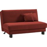 ell + ell Schlafsofa "Enny", Liegefläche Breite 120 oder 140 cm, Liegehöhe 45 cm, Füße schwarz
