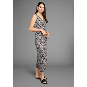 HECHTER PARIS Overall, mit modischem Print und Bindetaille