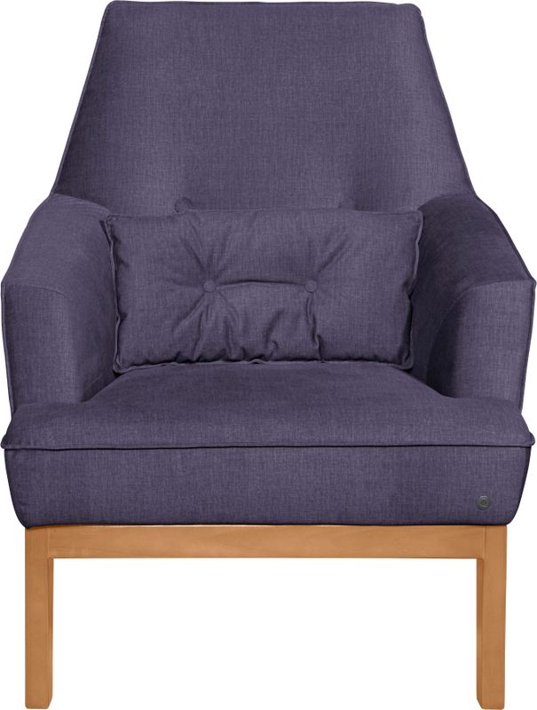 TOM TAILOR HOME Sessel "COZY", im Retrolook, mit Kedernaht und Knöpfung, Füße Buche natur