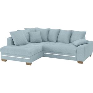 Mr. Couch Ecksofa "Nikita II, L-Form", mit Kaltschaum, RGB-LED Beleuchtung, wahlweise mit Bett, Bettkasten