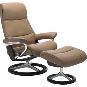Stressless Fußhocker "View", mit Signature Base,Gestell Schwarz