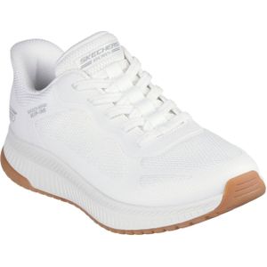 Skechers Slip-On Sneaker "BOBS SQUAD 4", Slipper, Freizeitschuh, Halbschuh mit Memory Foam