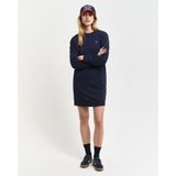Gant Sweatkleid "SHIELD C-NECK SWEAT DRESS", Shield Sweatkleid mit Rundhalsausschnitt