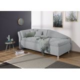 alina Schlafsofa "Lindsay", Bettkasten, Zierkissen-Set aus: 2 Stk. 40x40cm, 1 Stk. 30x30cm