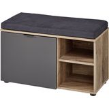 Innostyle Sitzbank "Line Schuhbank inkl. Sitzkissen, 82x51x38cm (B/H/T)", (1 St.), 1 türig, Sitzkissen, Soft-Close, ABS-Schutzkanten