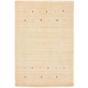 carpetfine Wollteppich "Gabbeh Uni, auch als Läufer erhältlich", rechteckig, 15 mm Höhe, reine Wolle, handgewebt, Gabbeh Loom Tiermotiv, große Farbauswahl