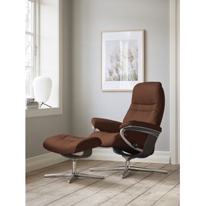Stressless Relaxsessel "Sunrise", mit Cross Base, Größe S, M & L, Holzakzent Wenge