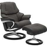 Stressless Relaxsessel "Reno", mit Signature Base, Größe S, M & L, Gestell Schwarz