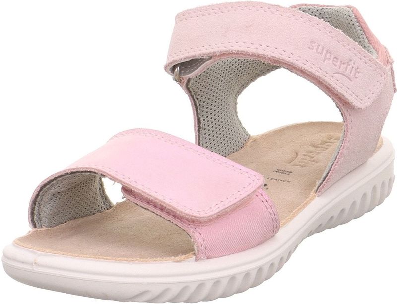 Superfit Sandale "SPARKLE WMS: mittel", Sandalette mit Glitzereffekt, Größenschablone zum Download