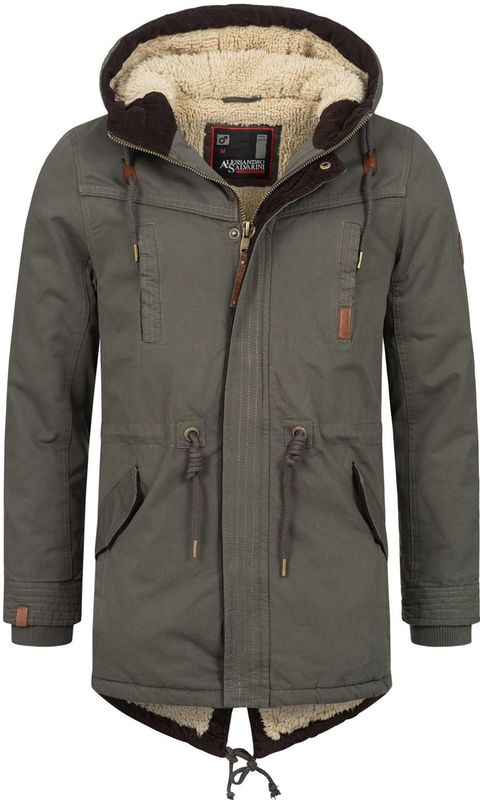 Alessandro Salvarini Winterjacke "ASMenara", mit warmem Teddyfell