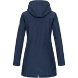 Alessandro Salvarini Softshelljacke "Alessia", lang mit abnehmbarer Kapuze