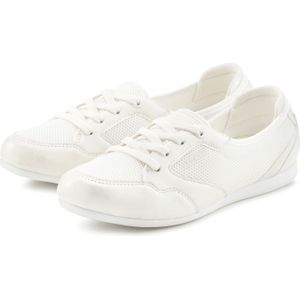 LASCANA Sneaker, Freizeitschuh, Halbschuh in modischer Mesh-Optik VEGAN
